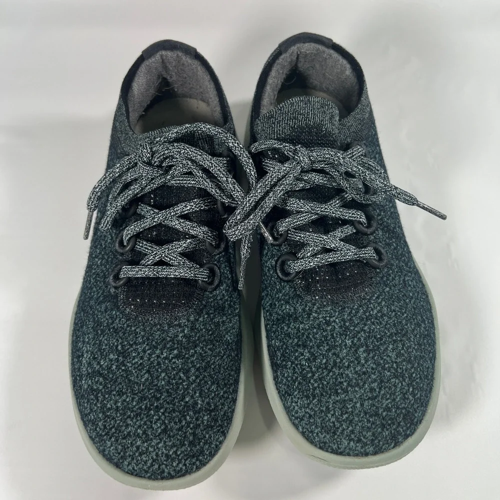 Allbirds Women's Wool Dasher 2 Mizzle WD2 Natural‎ Black Running Shoes W10